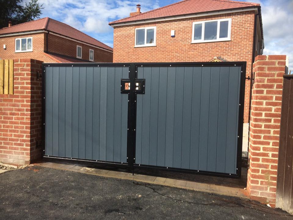 PVC cladding gates.