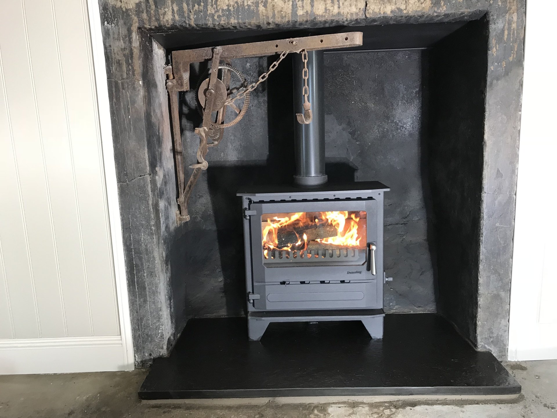 Wood Burning Stove Installation In Clackmannanshire Jm Wild Fireplaces Log Burner