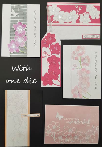 Little Bits cards with flowers