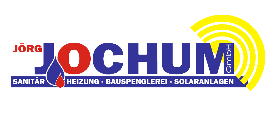 Ein blau-rotes Logo für die Jörg Jochum GmbH