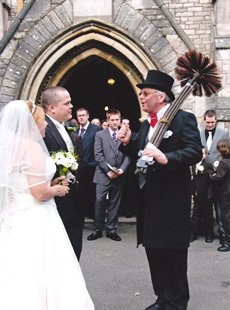 Chimney Sweep Wedding Service The Isle Of Wight Hire A Lucky Chimney Sweep For Your Wedding