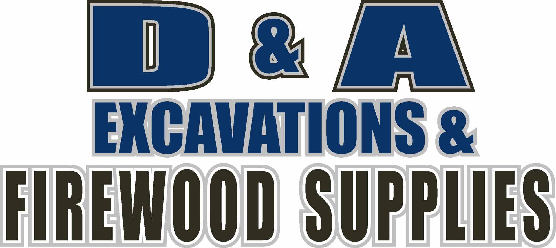 d and a excavations and firewood supplies logo