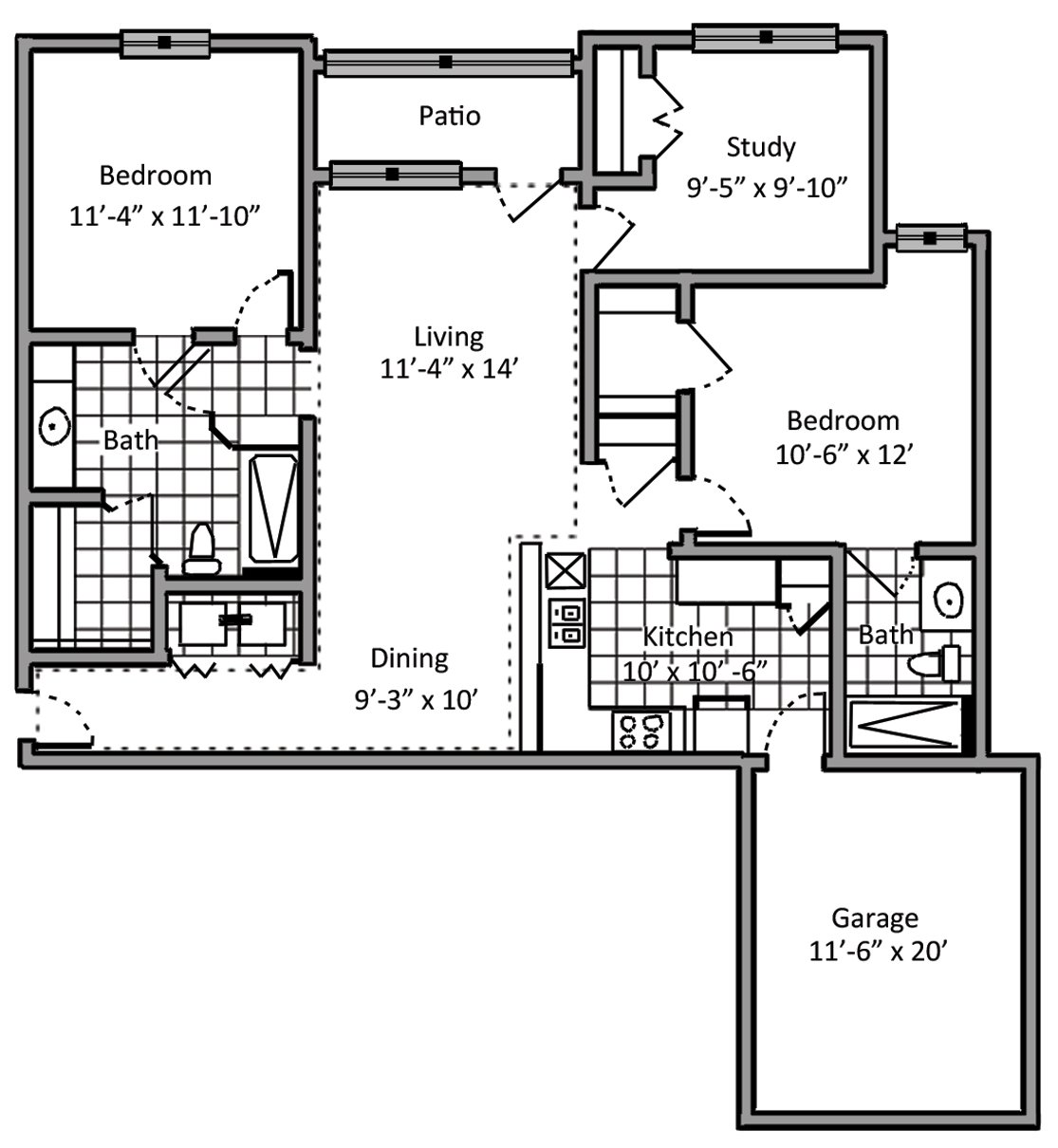 Apartments for Rent in DeSoto, Texas View Floorplans
