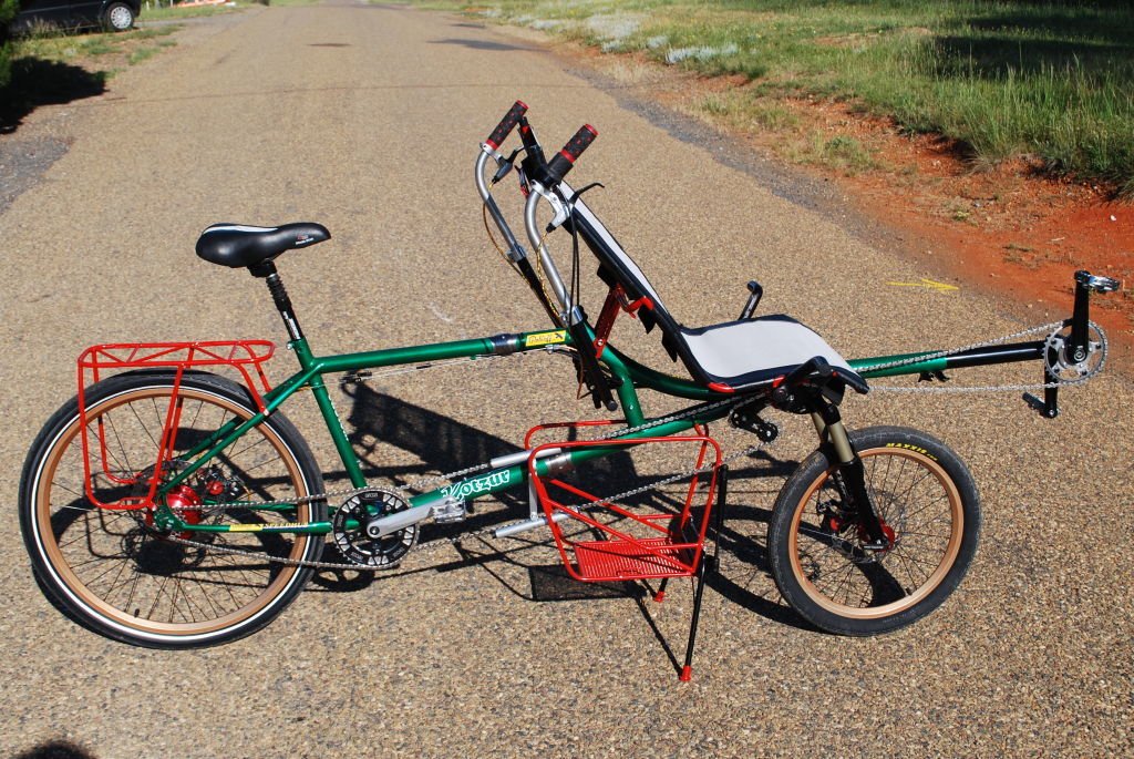 semi-recumbent tandem