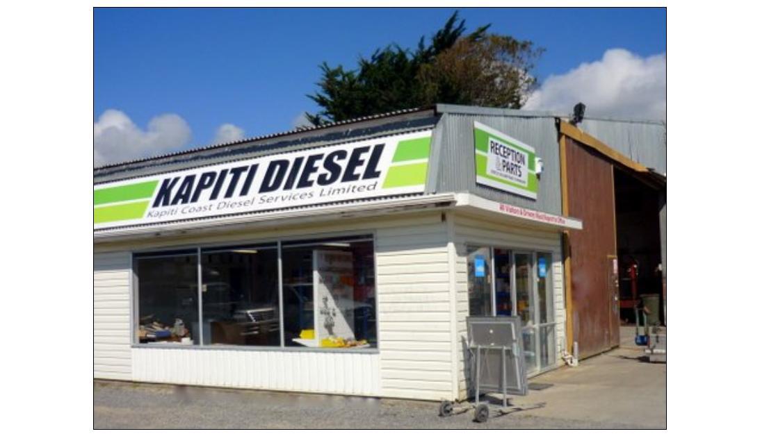 Truck maintenance yard in the Kapiti Coast Area