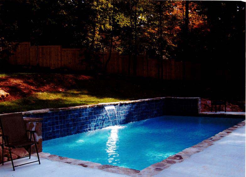 Custom inground pool Greenville, SC AAA Custom Pools