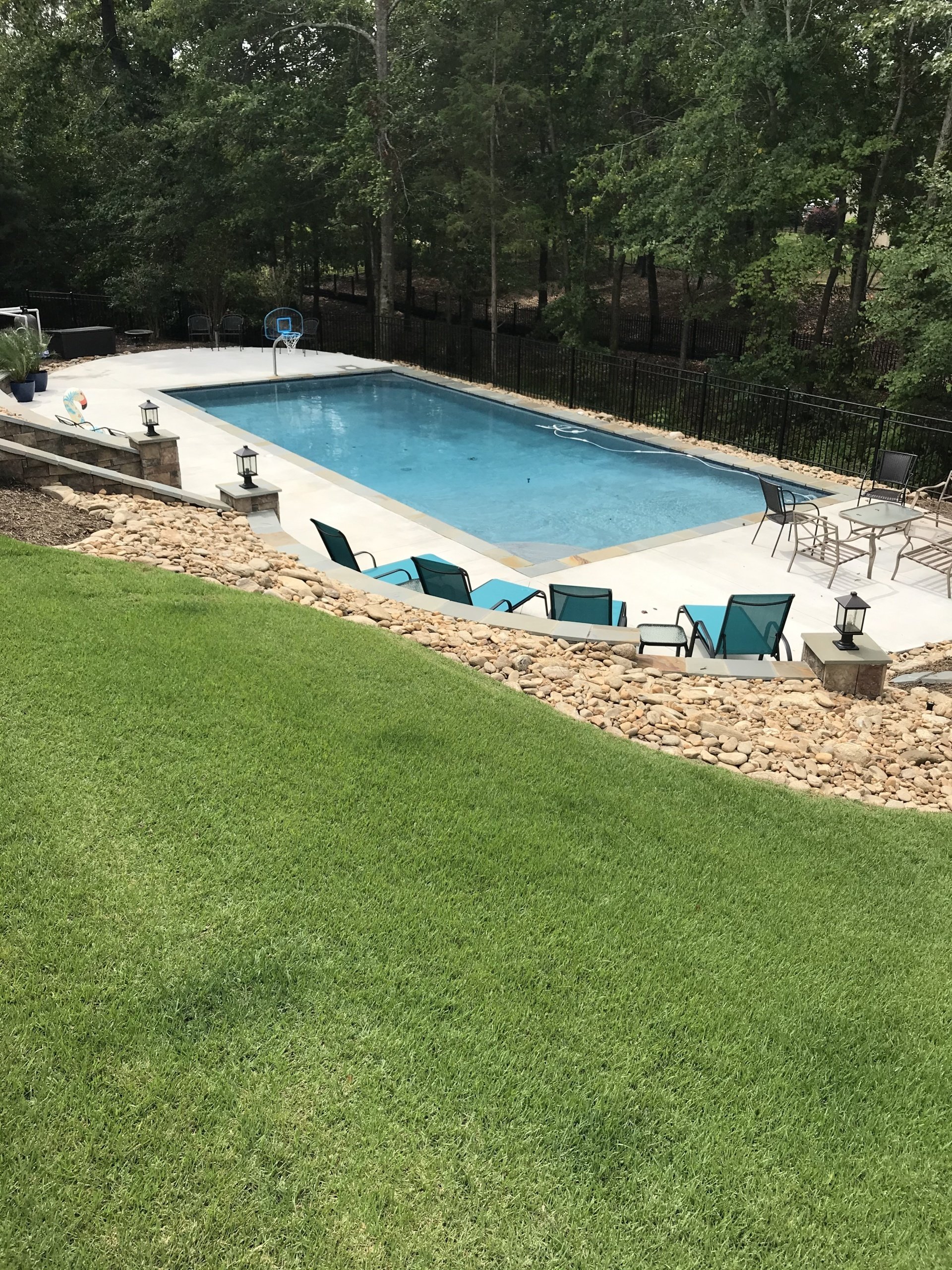 Custom inground pool Greenville, SC AAA Custom Pools