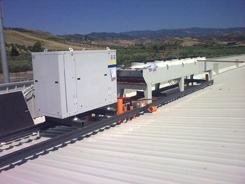 installazione centrale TN con condensatore