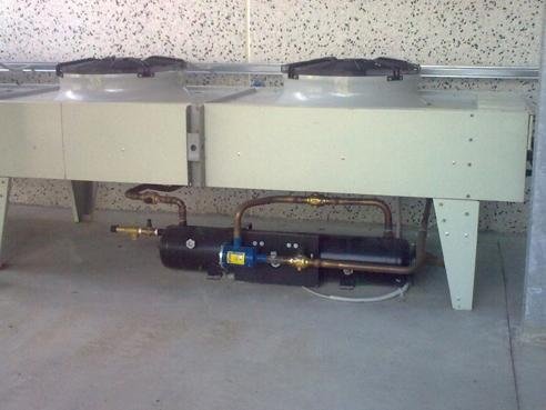 particolare-condensatore con ricevitore di liquido