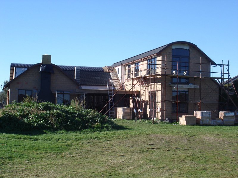 Construction work done by professionals 