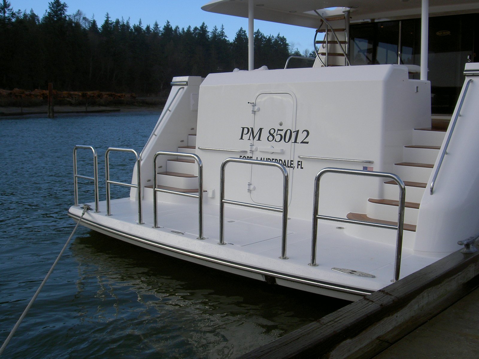 Swim Platform Staple Rails Tanner Manufacturing & Design, Inc.