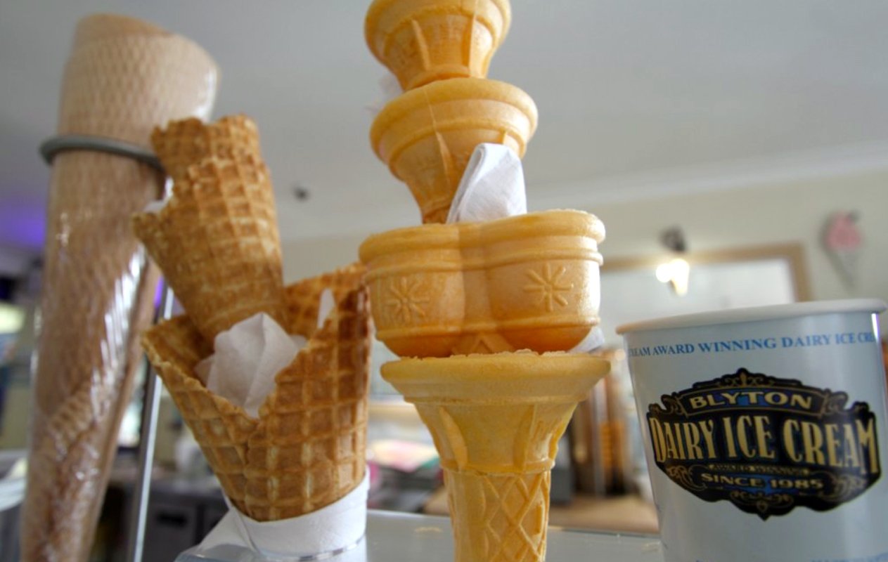 Blyton Ice Cream, fantastic ice cream parlour