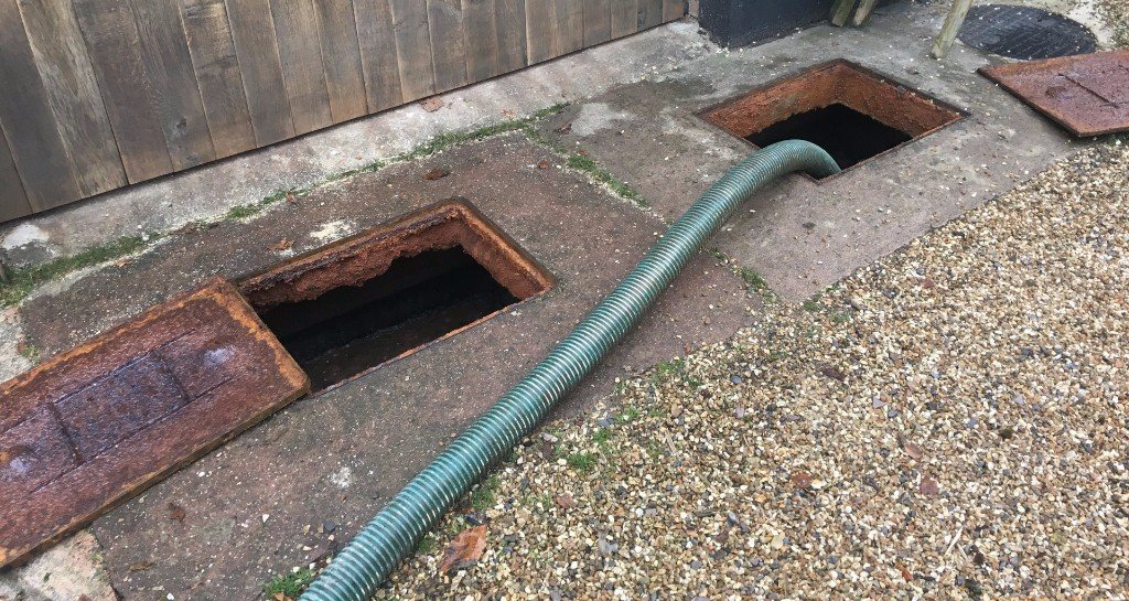 Septic tank emptying by All Clear