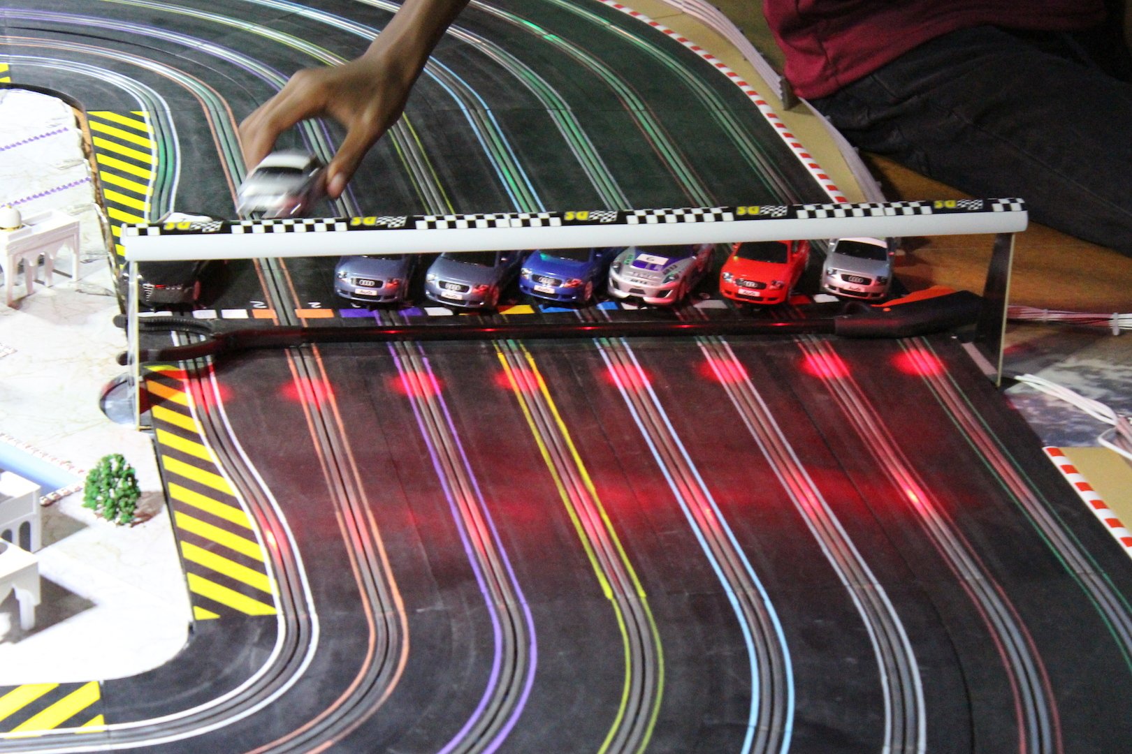 Scalextric 8 Lane Track - The Racing Room