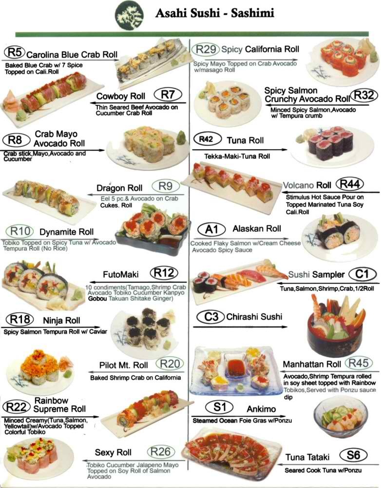 Asahi Japanese Restaurant Sushi Bar Greensboro, NC