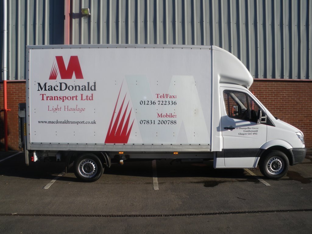 Parcel delivery in Glasgow by MacDonald Transport Ltd