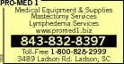 Ad for Pro-Med1 home medical supplies
