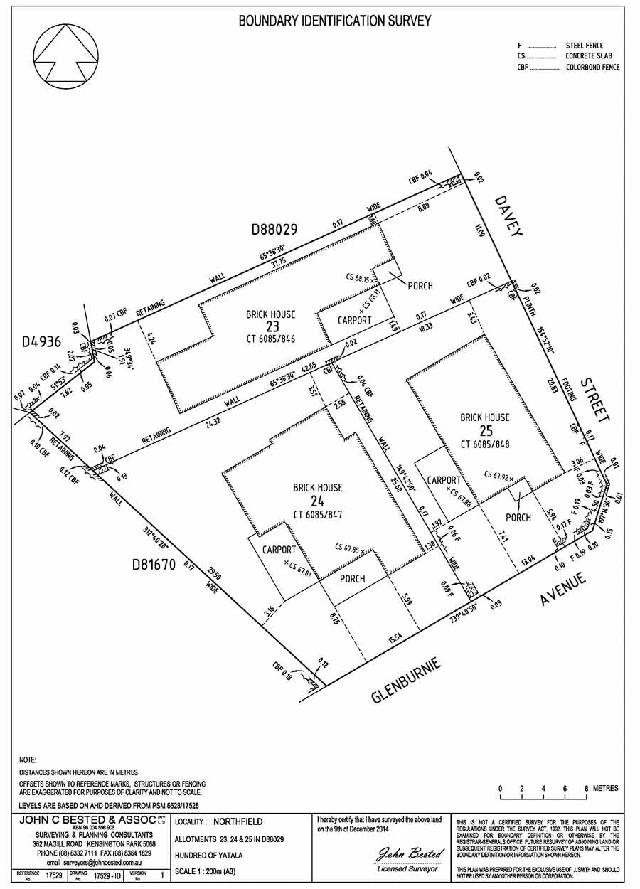 Land divisions in adelaide john bested surveyors