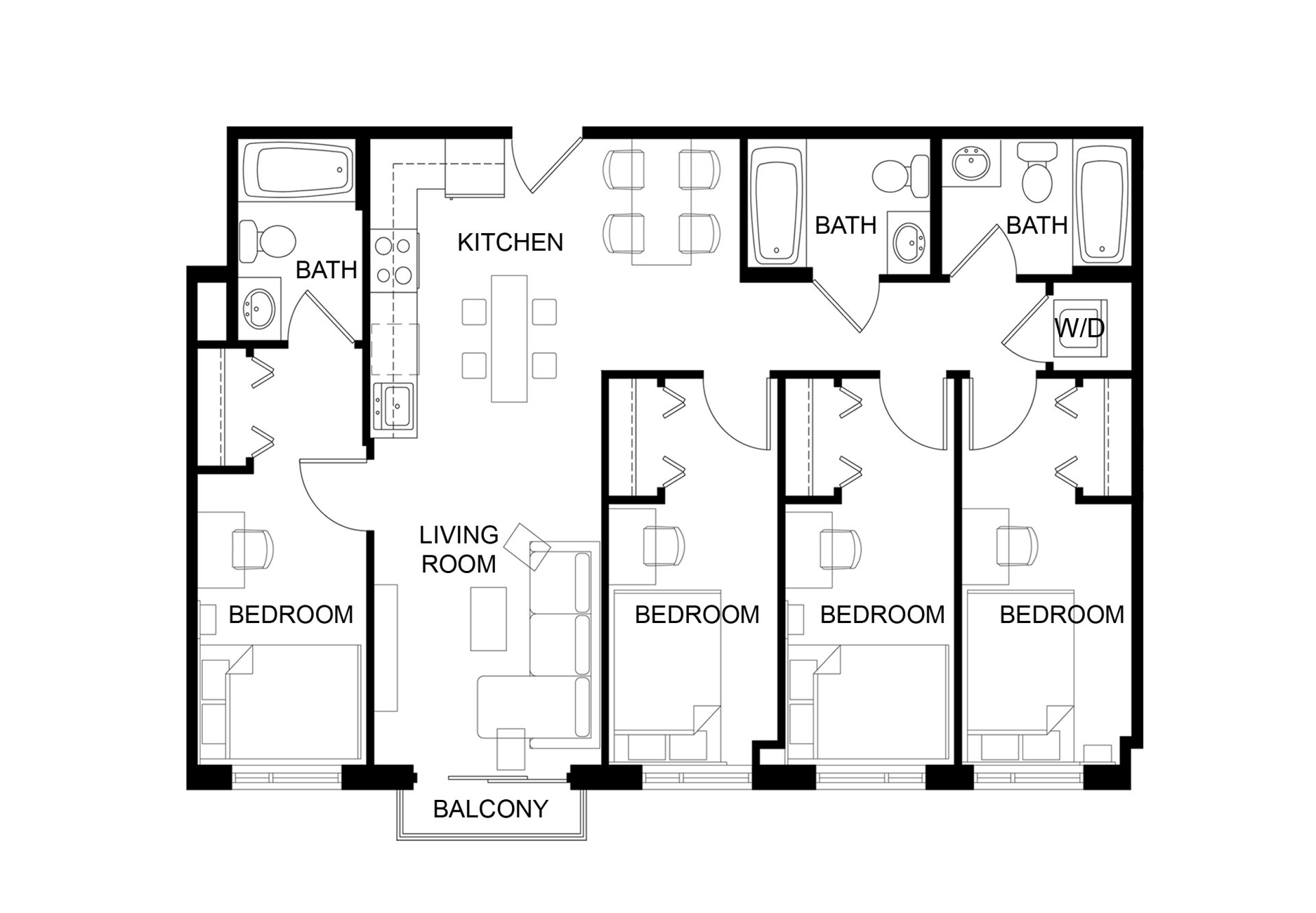 Purdue Student Housing Floorplans Private or Shared