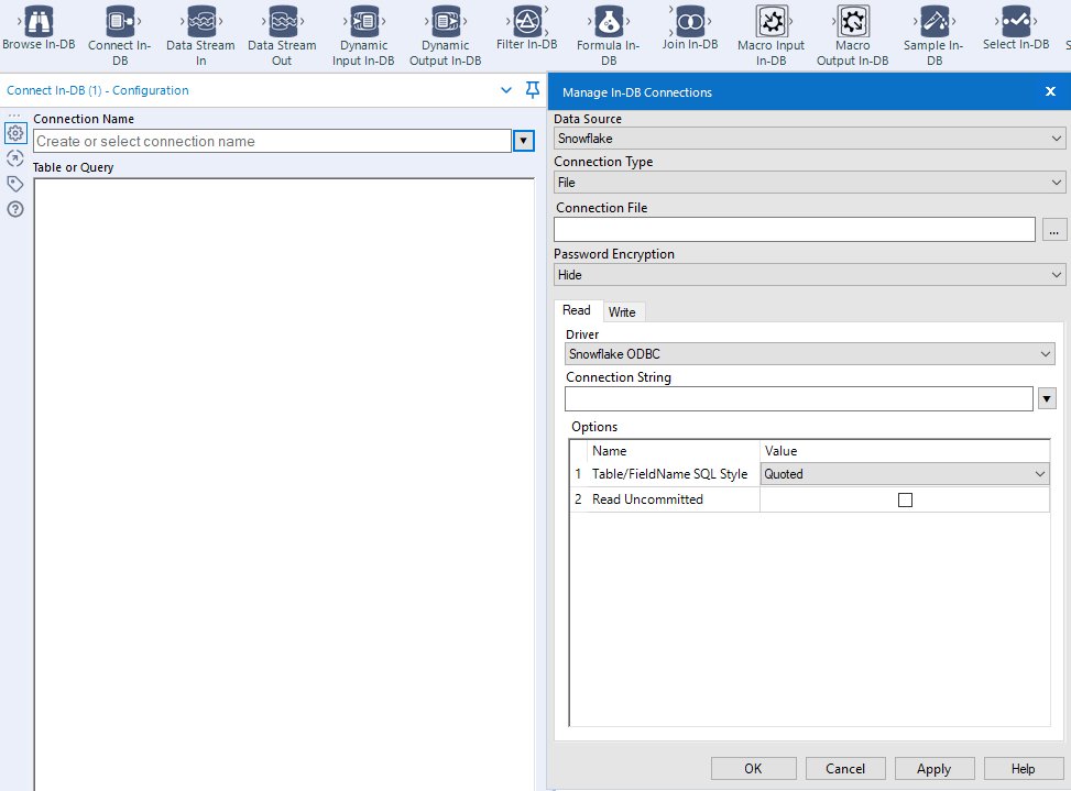 Connect Snowflake with Alteryx