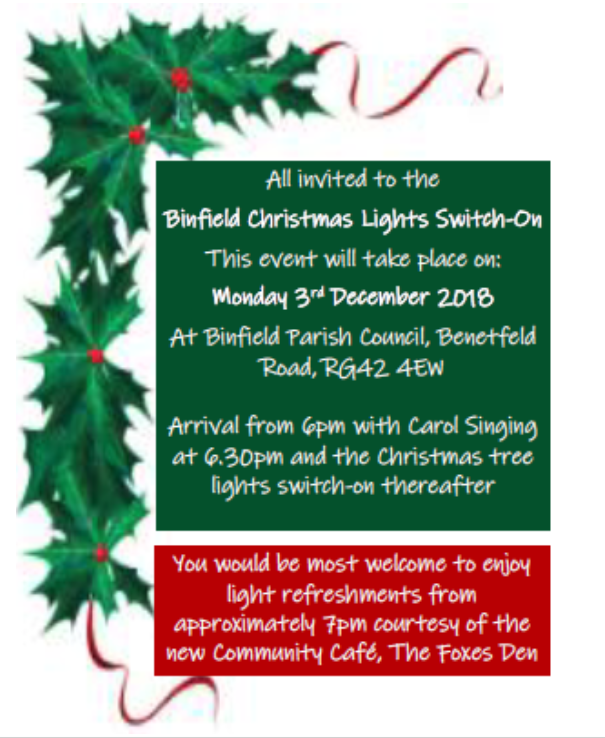 Join Us For The Annual Christmas Lights Switch On Official Opening Join Us For The Annual Christmas Lights Switch On Official Opening Of Parish Council Office
