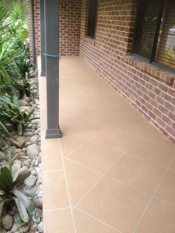 tile spray on flooring