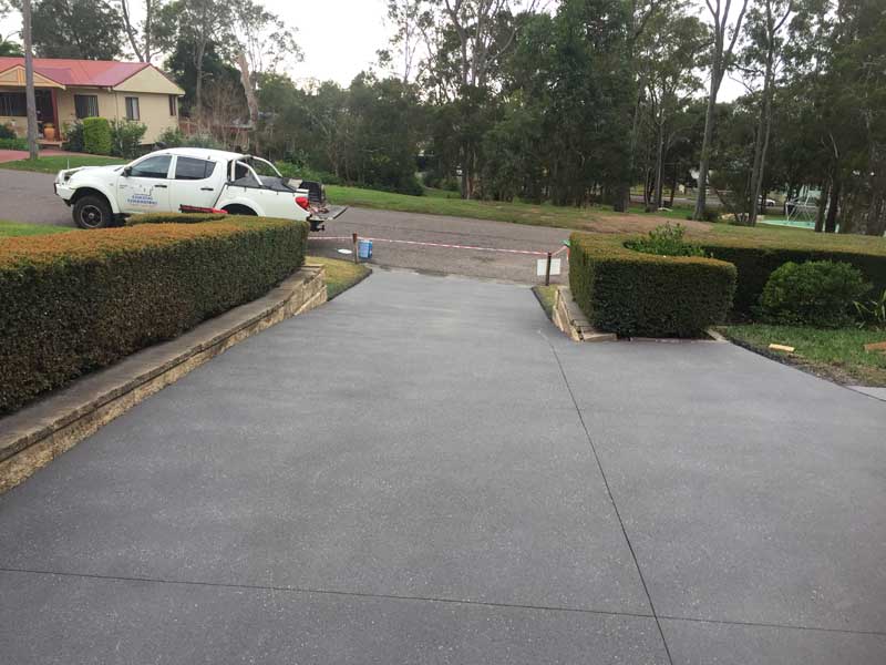 new concrete driveway