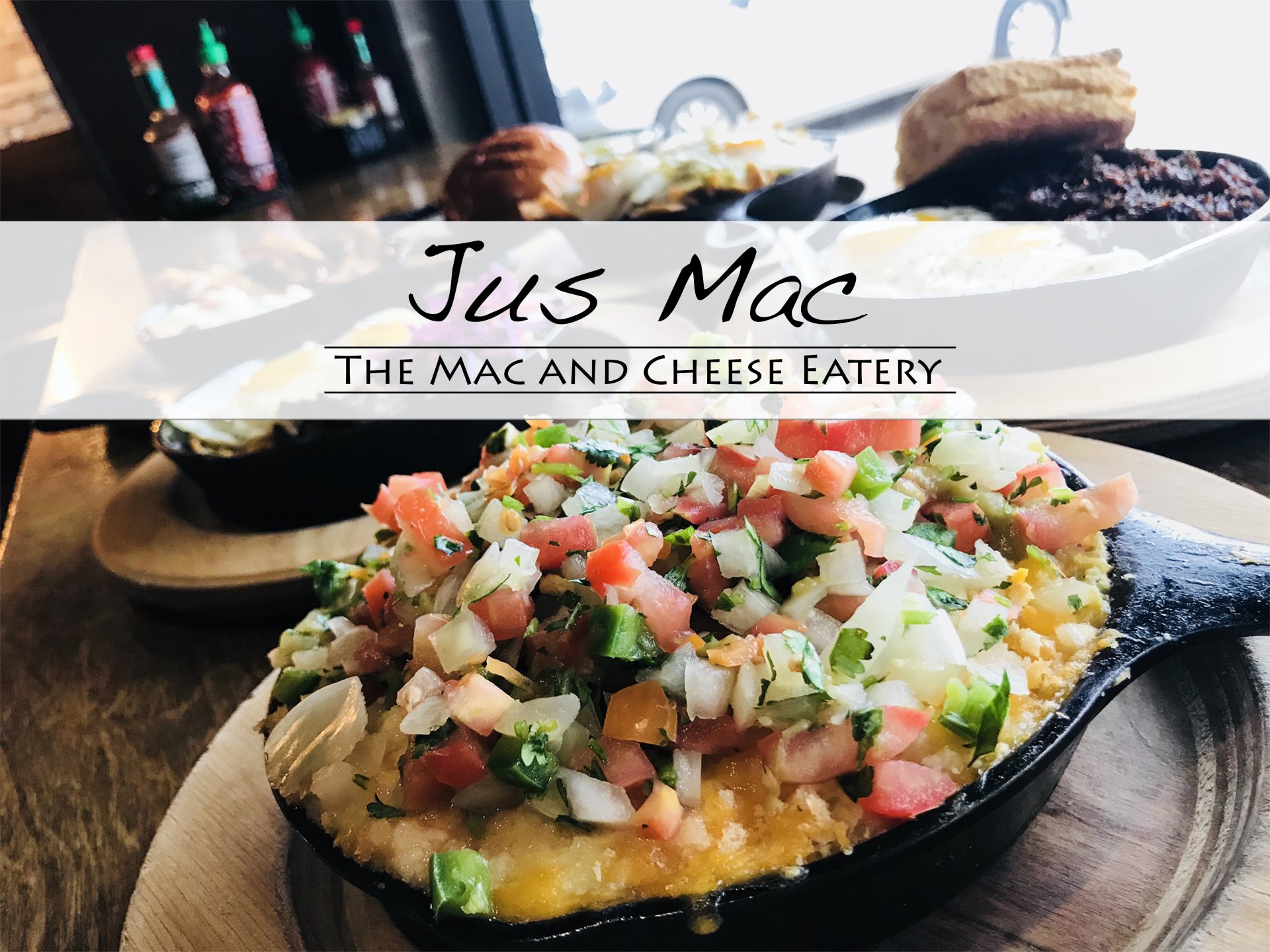 Jus Mac Eatery Houston Mac and Cheese Restaurant
