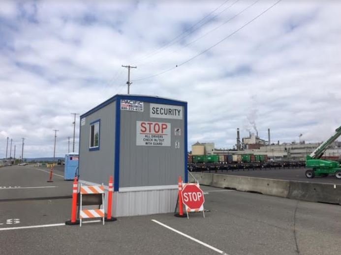 Trucking Companies Secure Storage Facility