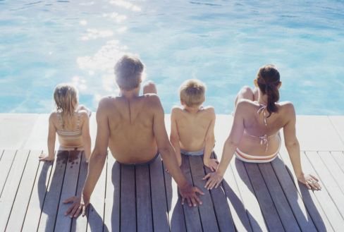 Family that received chiropractic services in Bunbury