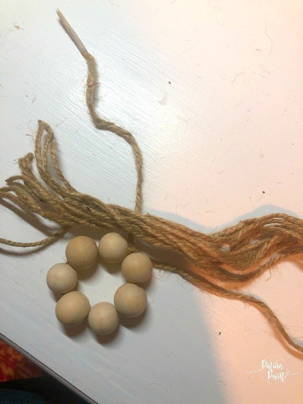 How To Make Wooden Bead Napkin Rings