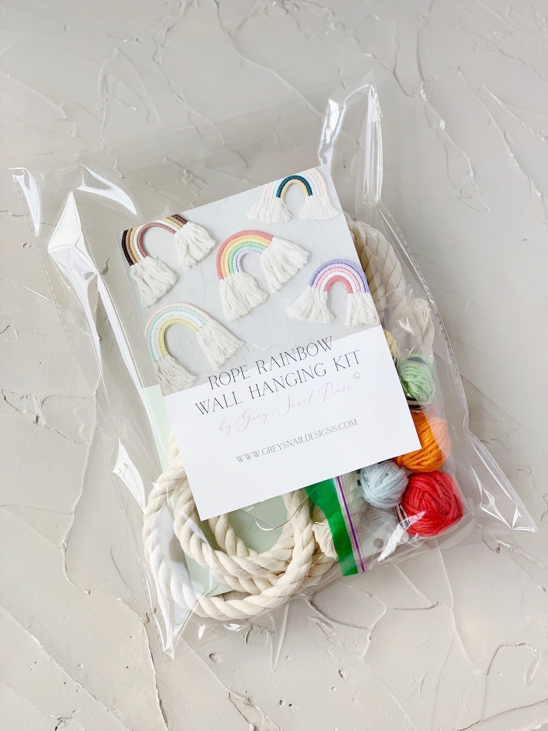 Rope Rainbow Wall Hanging Kit