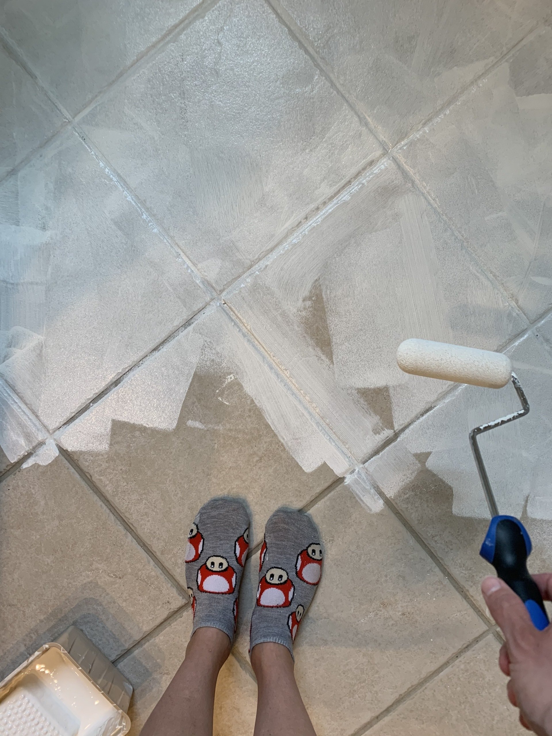 RustOleum Home Floor Coating for Painting Tile Floors