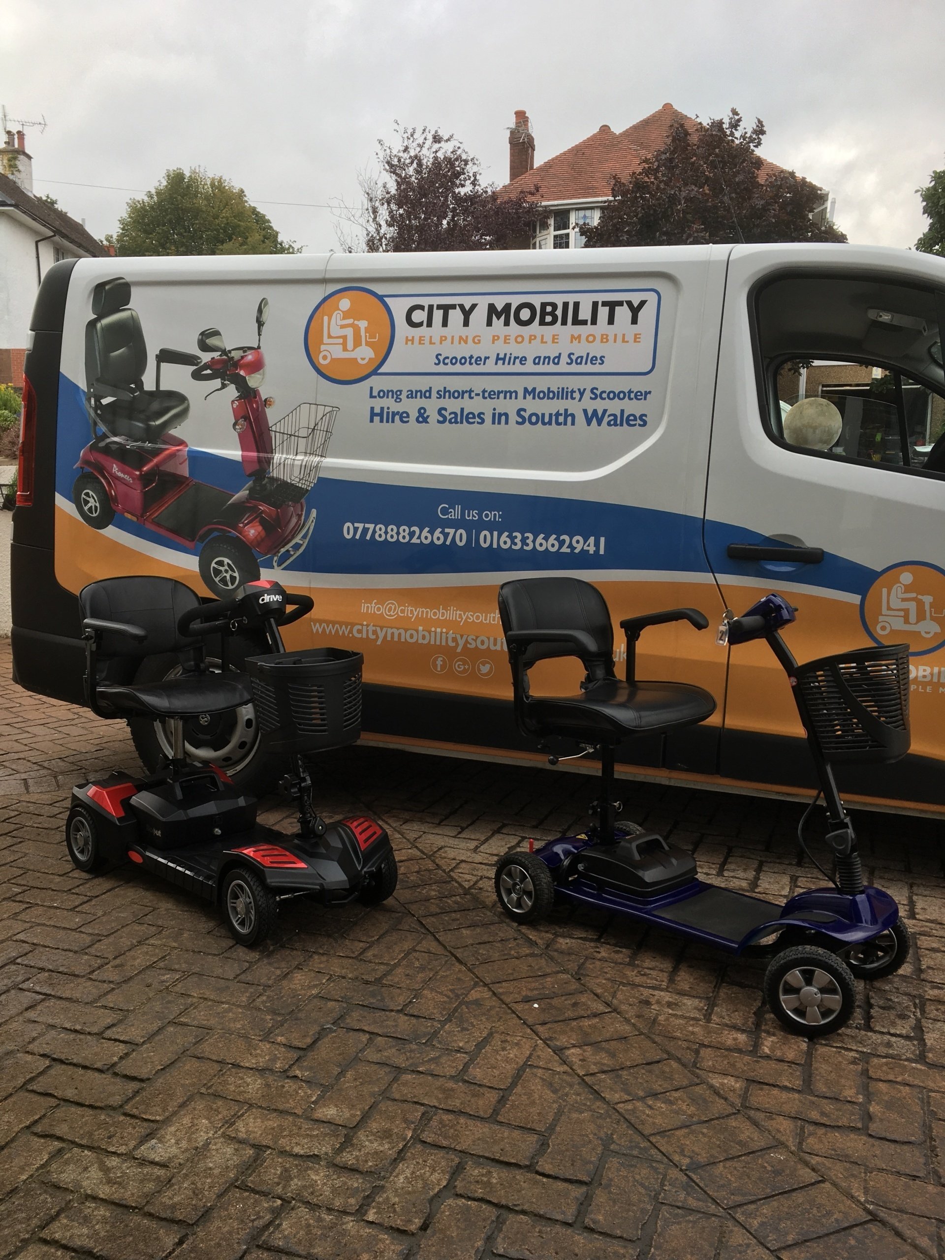 Mobility scooter rental and sales in Porthcawl & Newport, South Wales