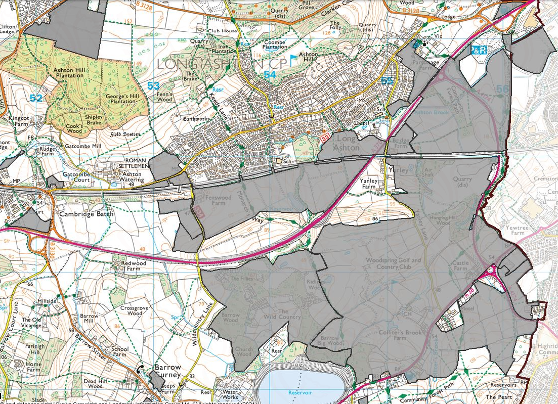 Shocking map shows what developers want to do to Long Ashton