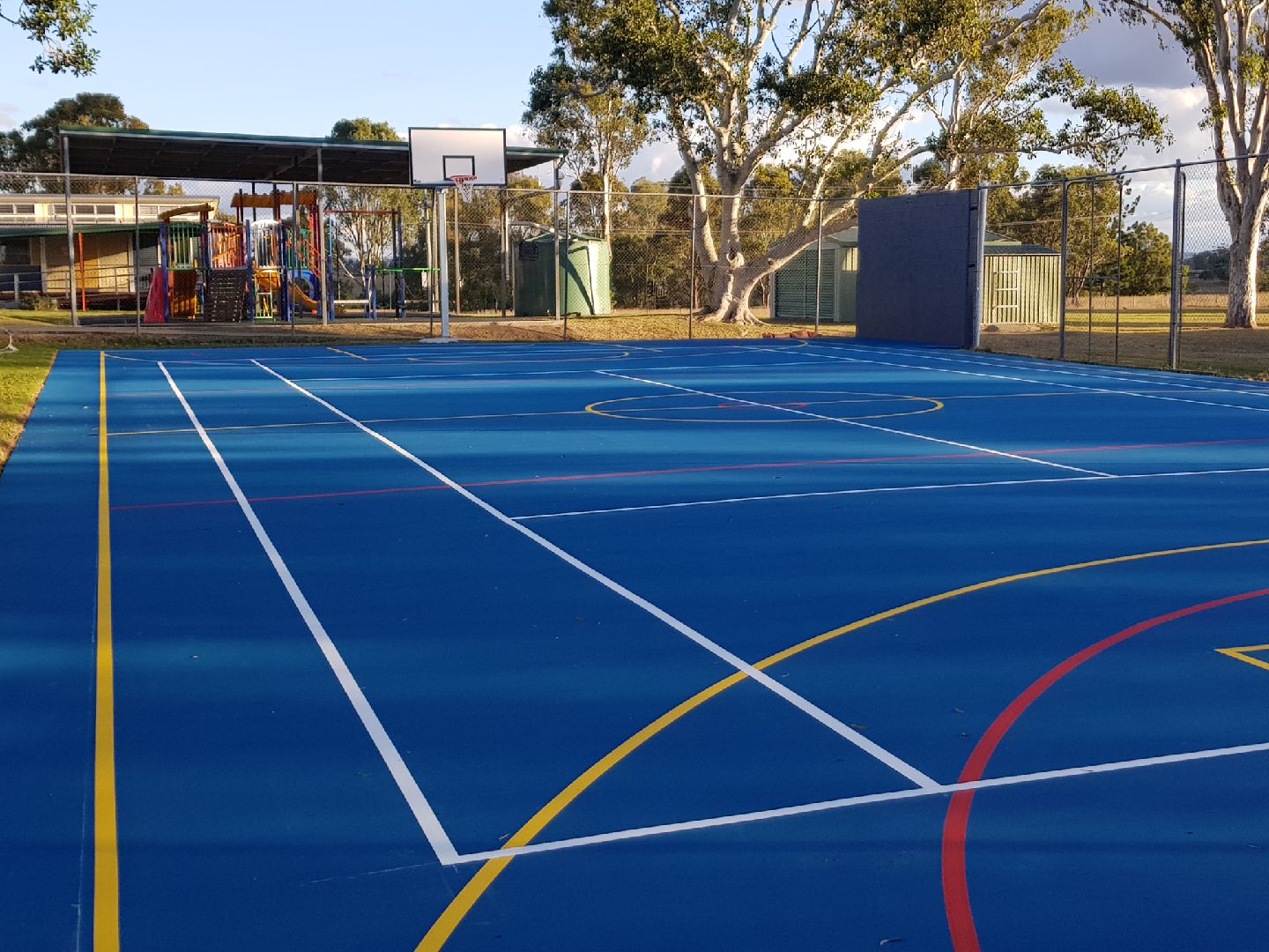 School Courts in Brisbane Centre Court Constructions