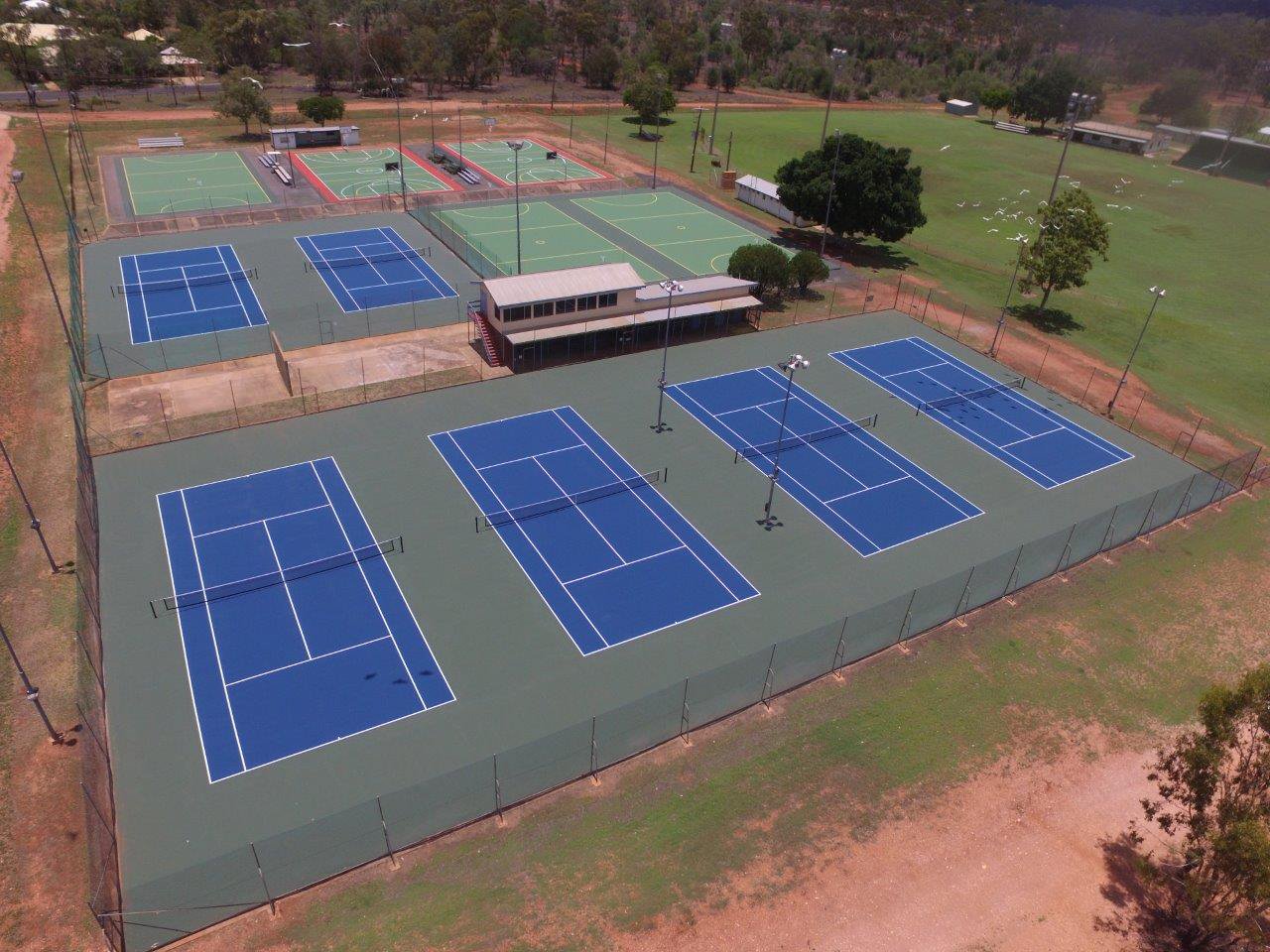 Sports Fields in Brisbane Centre Court Constructions
