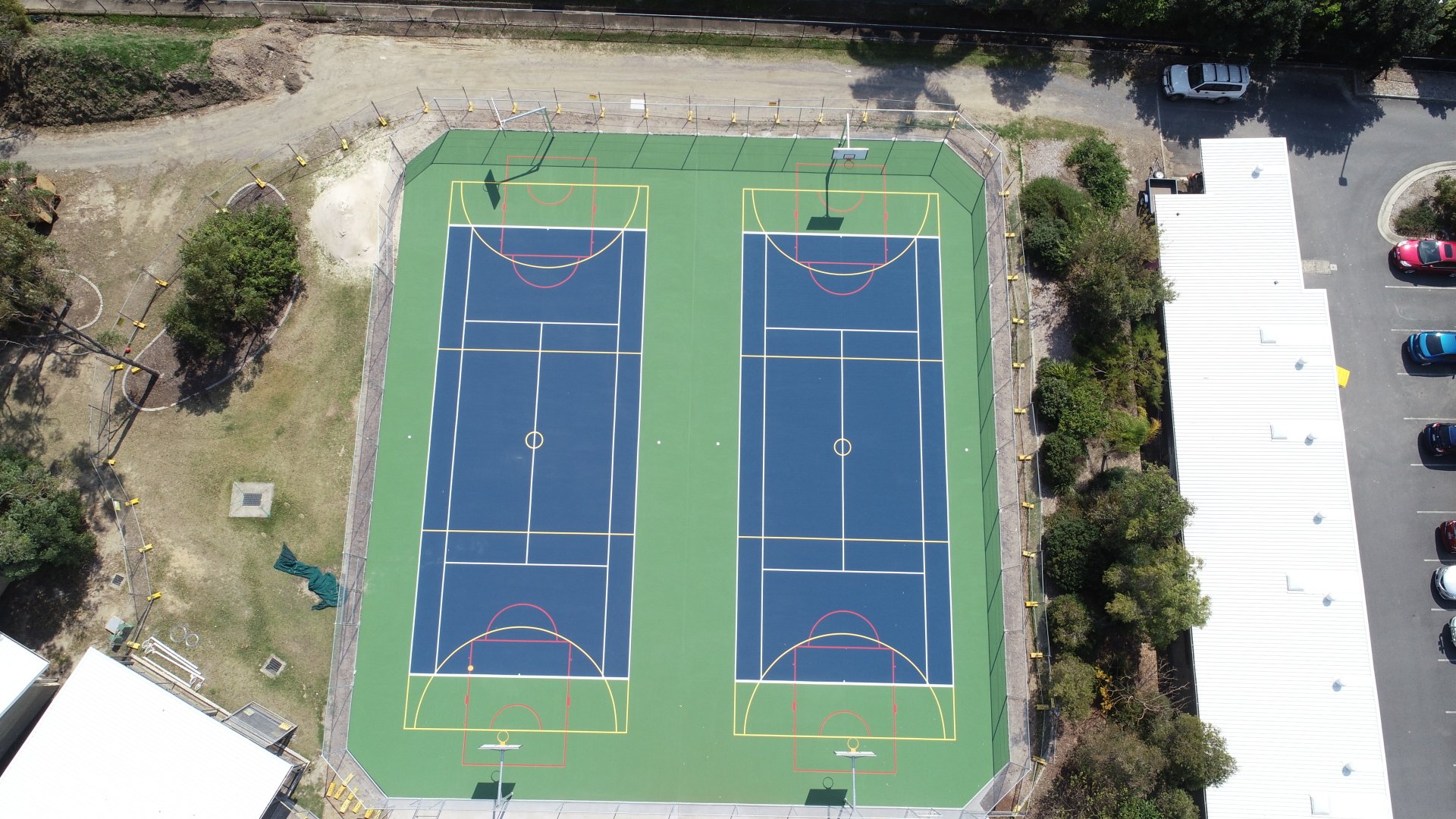 School Courts in Brisbane Centre Court Constructions
