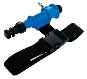 Sandblasting helmet cooling