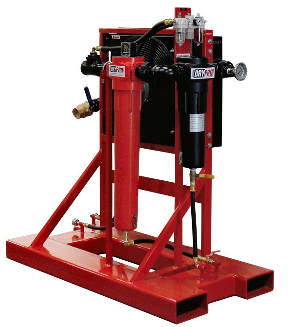 Aftercooler Skids Sandblasting moisture removal