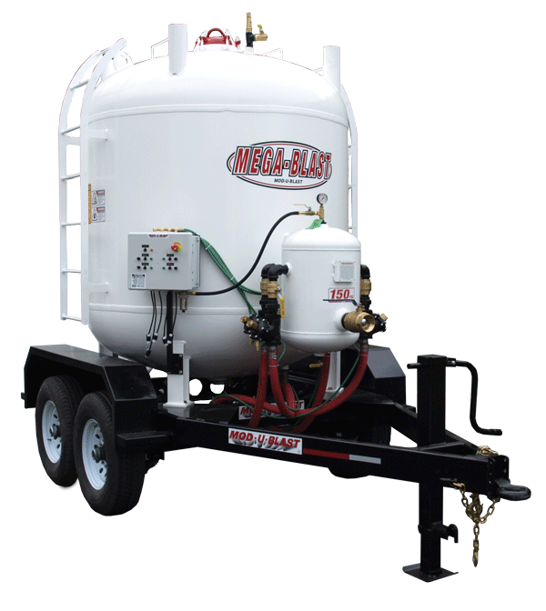 Bulk sandblasting machine