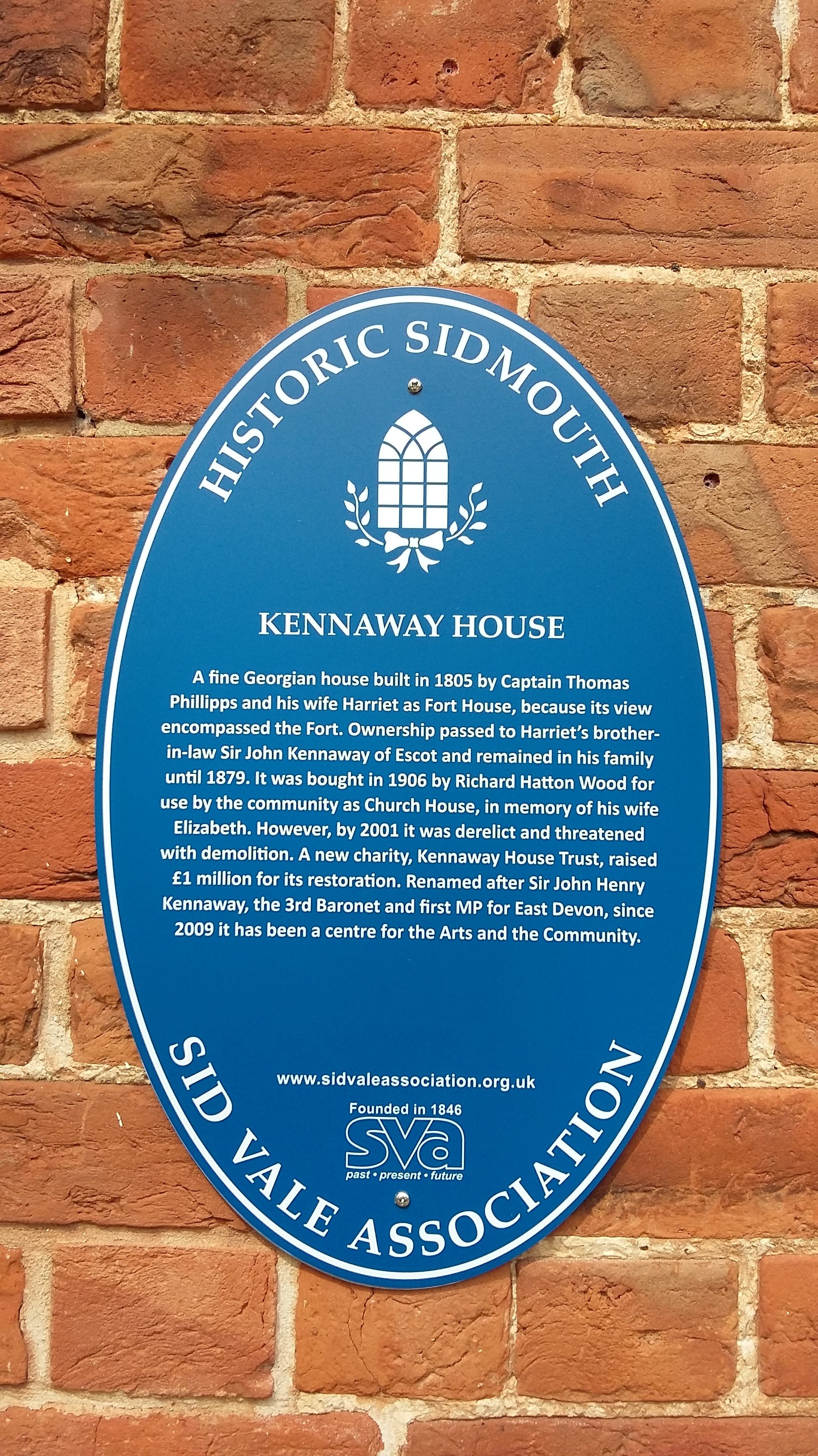 Blue Plaque for Kennaway House!