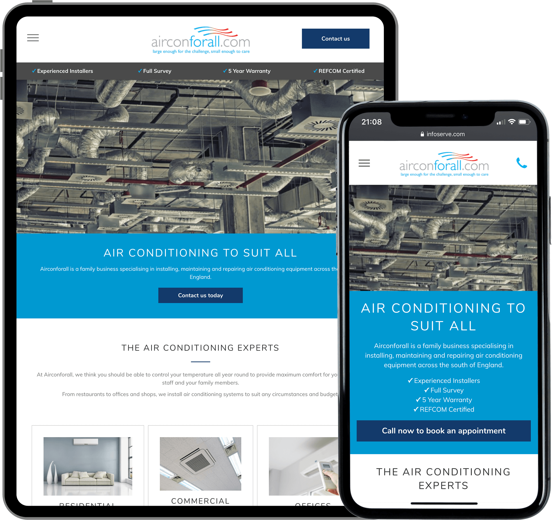 Digital Marketing for Air Conditioning Companies Infoserve