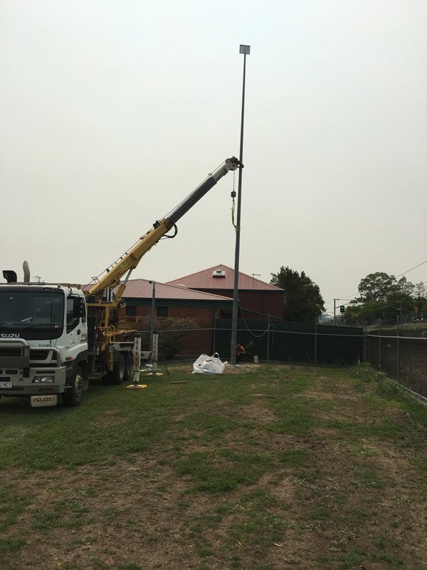 Steel Power Poles in SouthEast Queensland Cluffs Power Poles SEQ