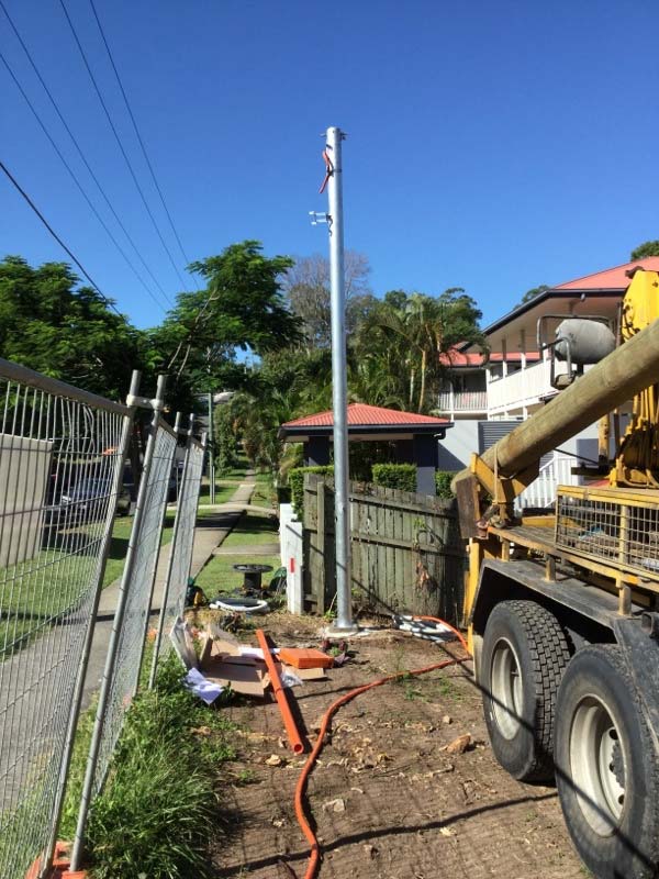 Steel Power Poles in SouthEast Queensland Cluffs Power Poles SEQ