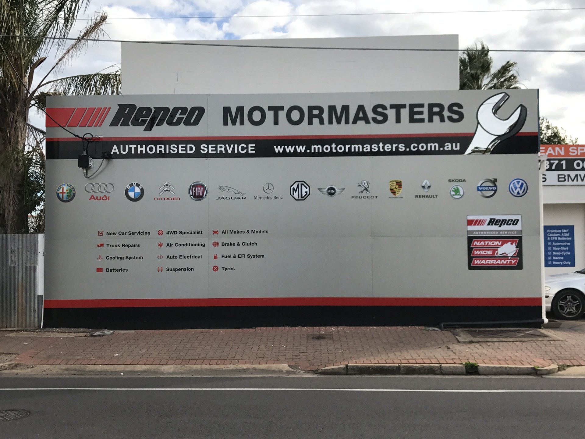 Ignite Signs + Visual Motormasters Wall