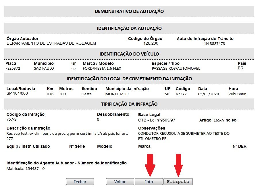 Auto de Infração do DER/SP. Como obter uma cópia? Guia passo a passo.