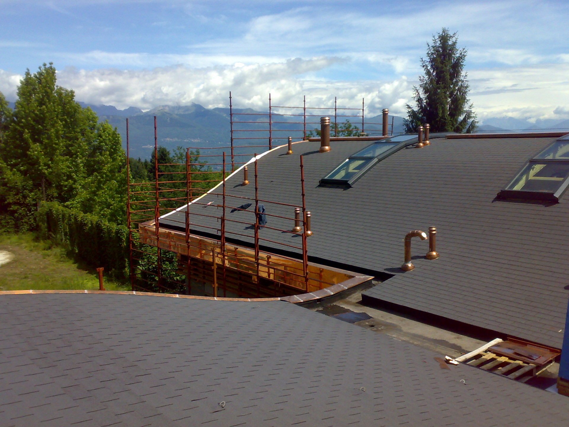 Tegole Canadesi Rosse Rettangolari - Confezione Da 16 Tegole (2,32 Mq) - Foto 3