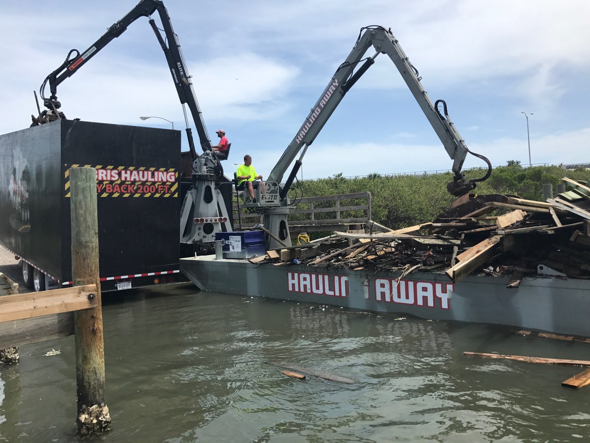 Hauling Away Disaster Debris Removal and Disposal Services
