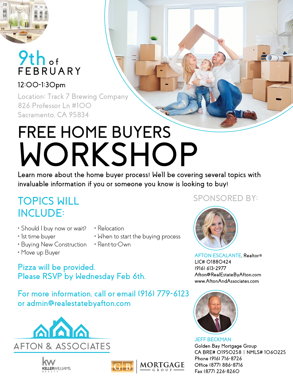 Events Bobby and Afton Real Estate Sacramento Real Estate